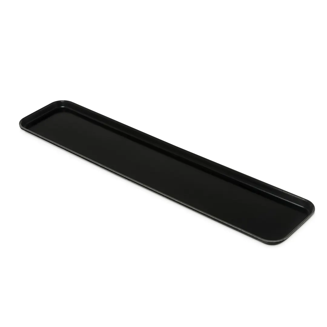 Carlisle 630FMT309 Market Tray, 30" x 6-7/16" x 3/4", Black Fiberglass, Air‑Flow Corners, NSF