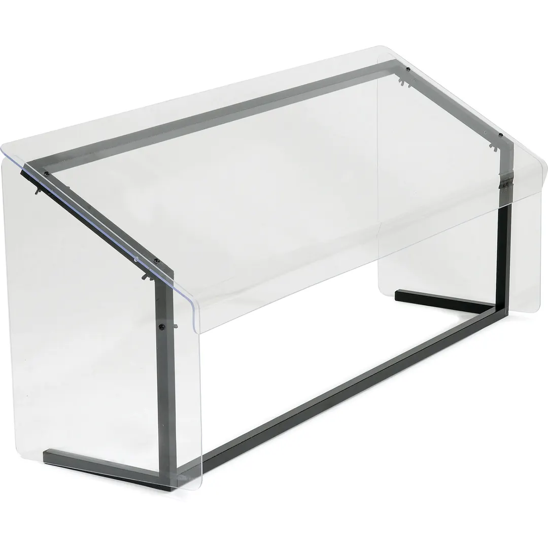 Carlisle 917203 Carlisle - Portable Sneeze Guard, 73-1/4"L, Self-Serve
