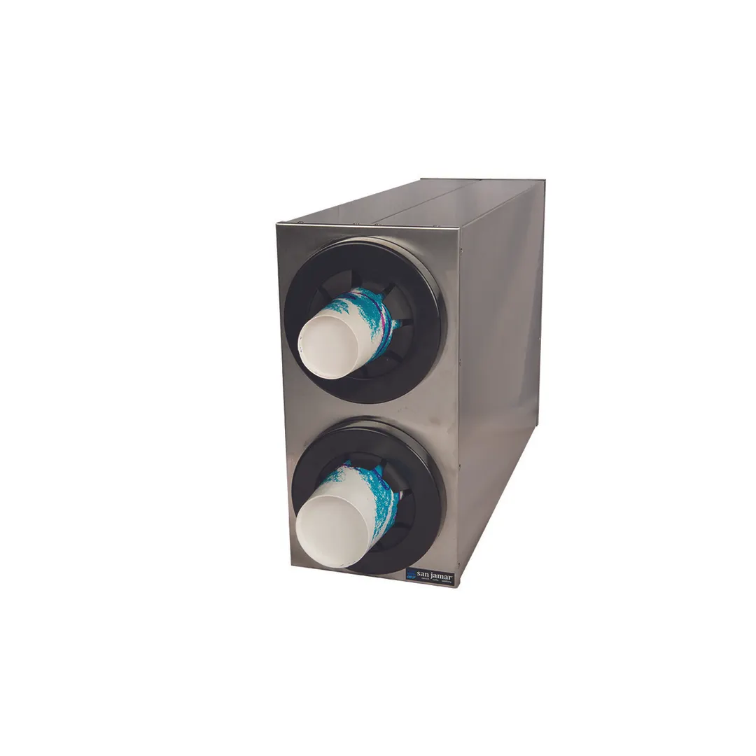 Carlisle C2852 San Jamar Sentry Box, 8"1/8 L x 24"3/8 W x 16" H, Steel, Includes 2 C5450C Dispensers