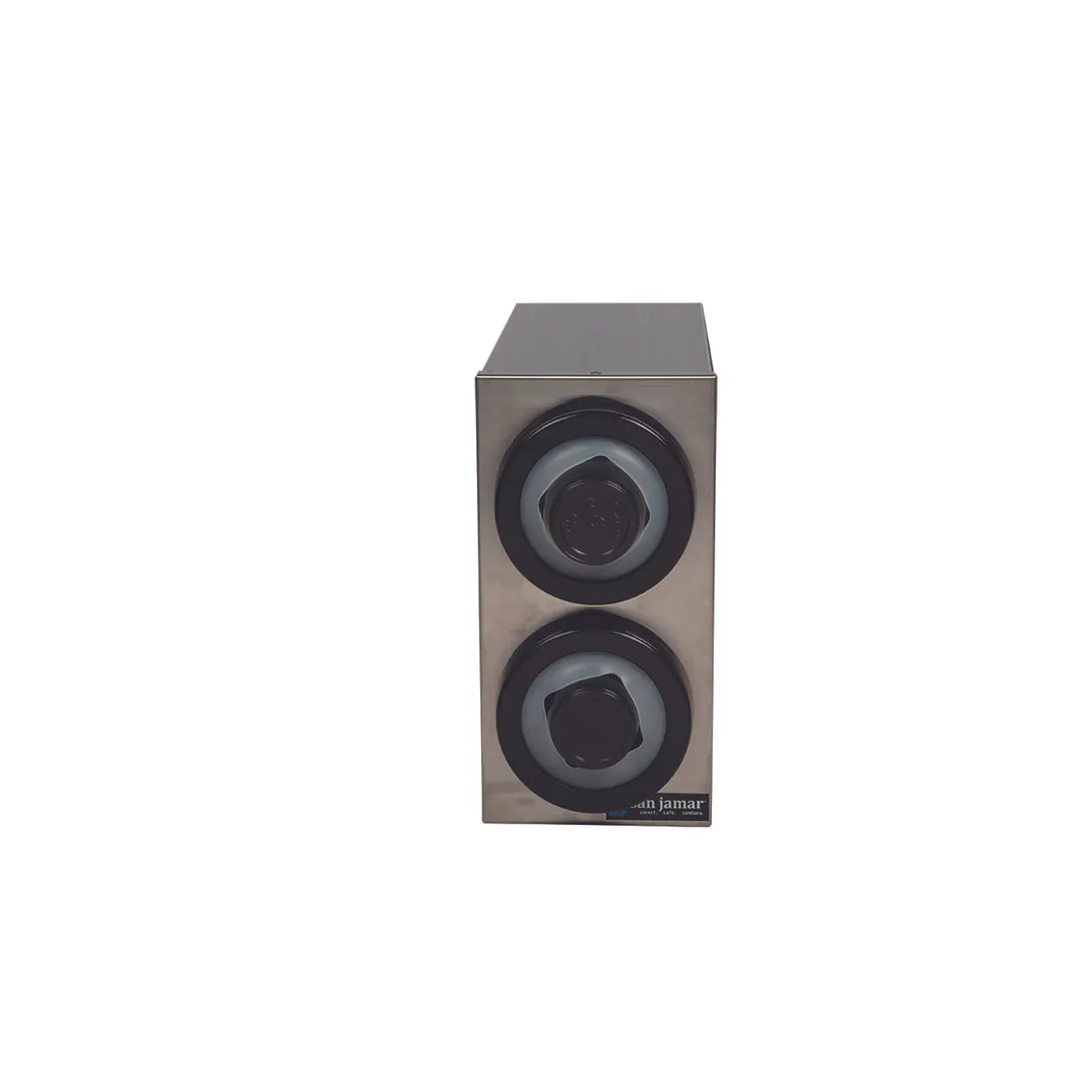 Carlisle C9002 System – 5-1/16"W x 13"D x 10-1/16"H, Includes C2010C Dispensers, Stainless Steel