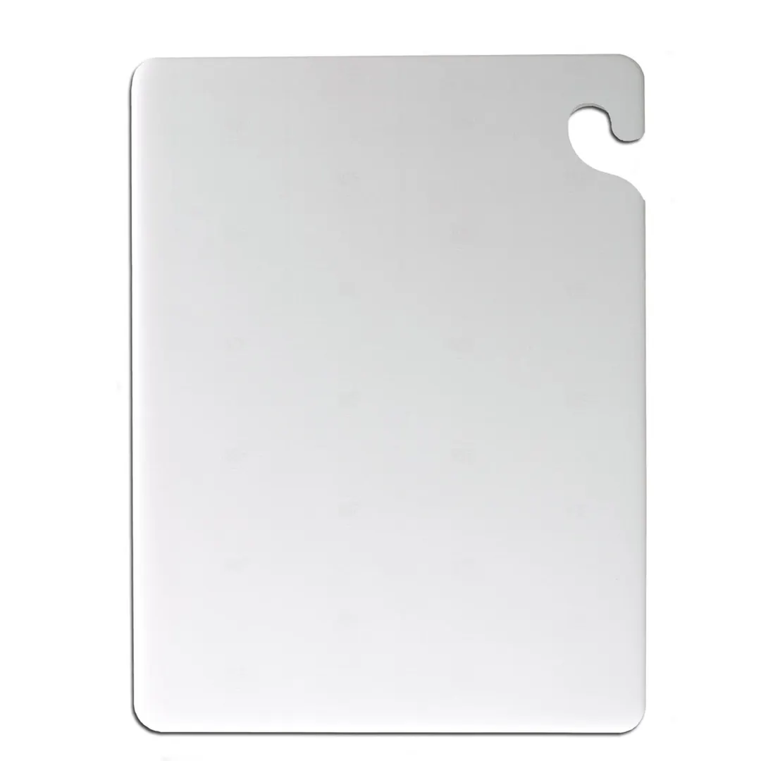 Carlisle CB101212WH San Jamar Cut-N-Carry Cutting Board, 10" x 12" x 1/2", White, Co-Polymer, NSF