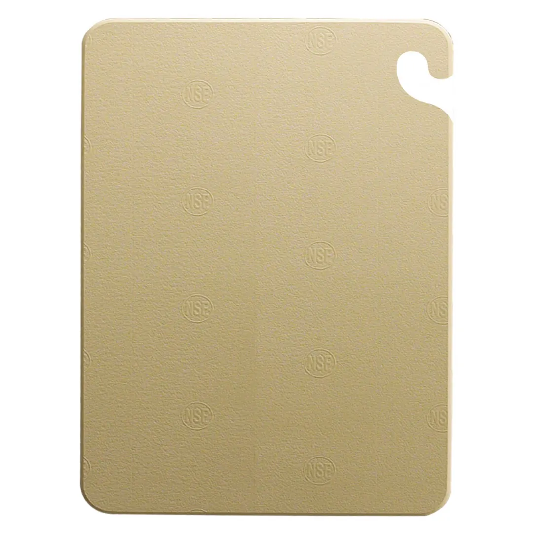 Carlisle CB152012BR Cut-N-Carry Cutting Board, 15" x 20" x ½" Brown, Co-Polymer NSF Dishwasher Safe
