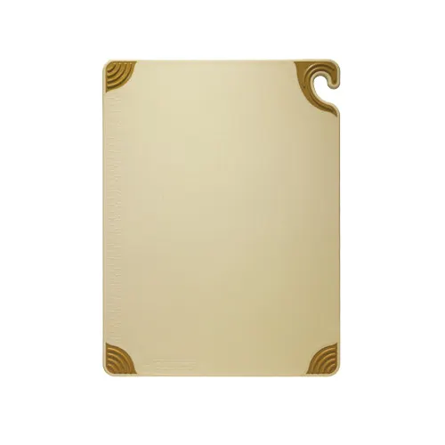 Carlisle CBG912BR SafTGrip Cutting Board 9"x12"x3/8" Brown CoPoly AntiSlip Ruler DishwasherSafe NSF