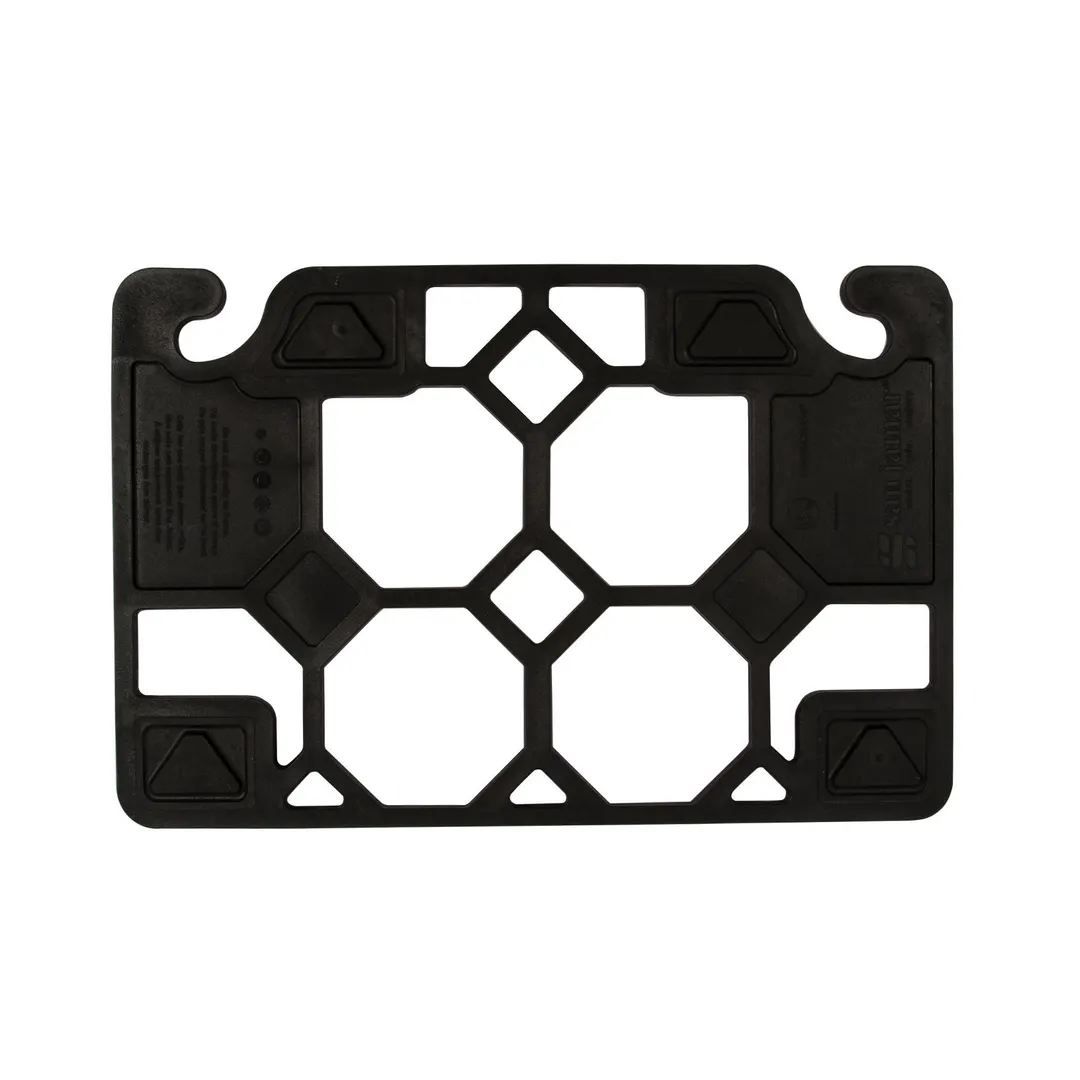 Carlisle CBQGF1520 San Jamar QuadGrip Cutting Board Frame, 15" x 20", Non‑Slip Rubber, Black