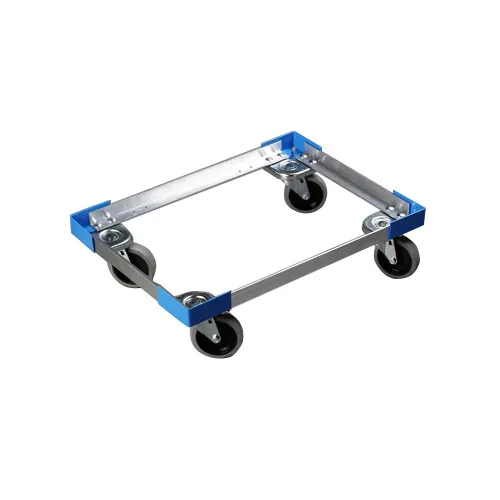 Carlisle DL30023 Cateraide Pan Carrier Dolly, Aluminum, Open Frame, 4in Swivel Casters
