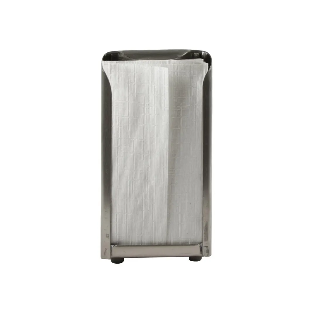 Carlisle H900X San Jamar Napkin Dispenser, 3-3/4"L x 4"W x 7-1/2"H, 150 Capacity, Stainless Steel