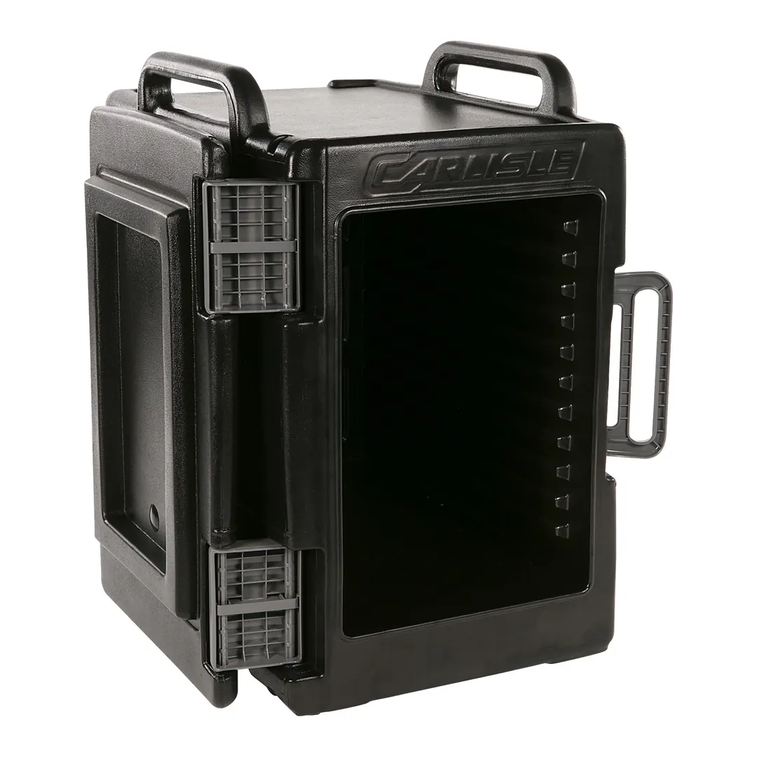Carlisle IT40003 Cateraide IT End Loader, 17.5L x 25.75W x 29.5H, 6 Pan Capacity, Polyethylene, Black