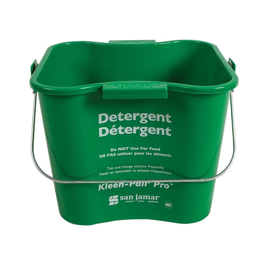 Carlisle KPP196GN San Jamar - Kleen-Pail® Pro™, 6 Qt., Rounded Corners