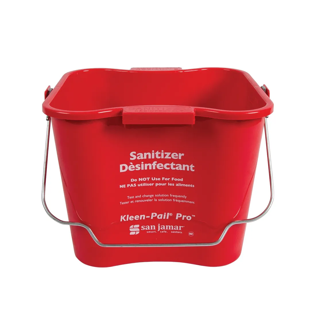 Carlisle KPP256RD San Jamar - Kleen-Pail® Pro™, 8 Qt., Rounded Corners