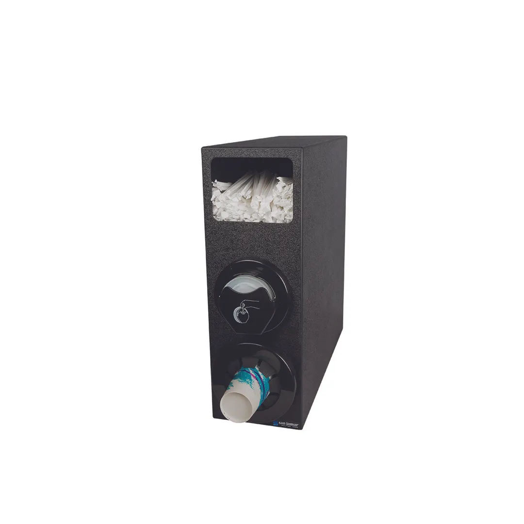 Carlisle L22CS2951BK - Sentry, 7‑3/4"W x 25‑3/8"L x 22‑3/8"H, Black, C5450C, L2200C, Straw, NSF