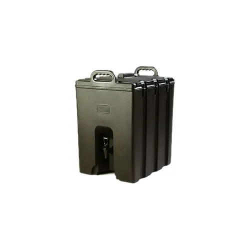 Carlisle LD1000N03 Cateraide 10‑Gallon Insulated Server, Black Plastic, Faucet, Made in USA