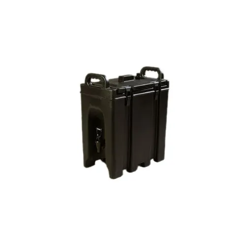 Carlisle LD250N03 2-1/2 Gal Insulated Beverage Server, Black Polyethylene, Drip‑less Faucet