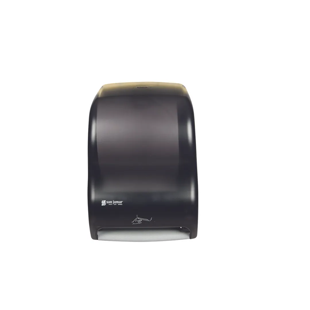 Carlisle T1400TBK Wall Touch-Free Towel Dispenser, 11-3/4"W x 9-1/4"D x 16-1/2"H, Black Pearl Plastic
