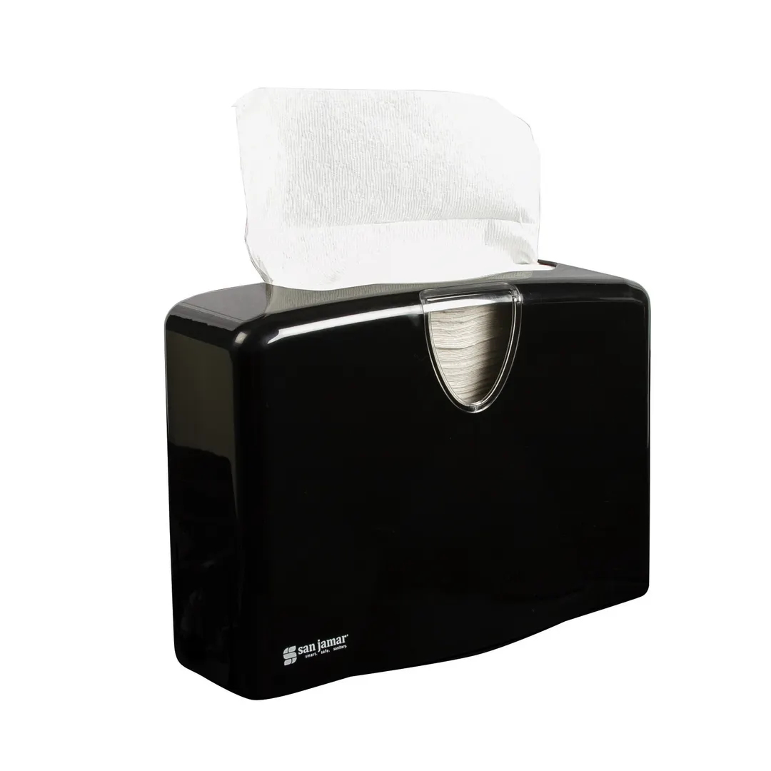 Carlisle T1740BK San Jamar - Towel Dispenser, 12"W X 5-1/2"D X 8-1/2"H