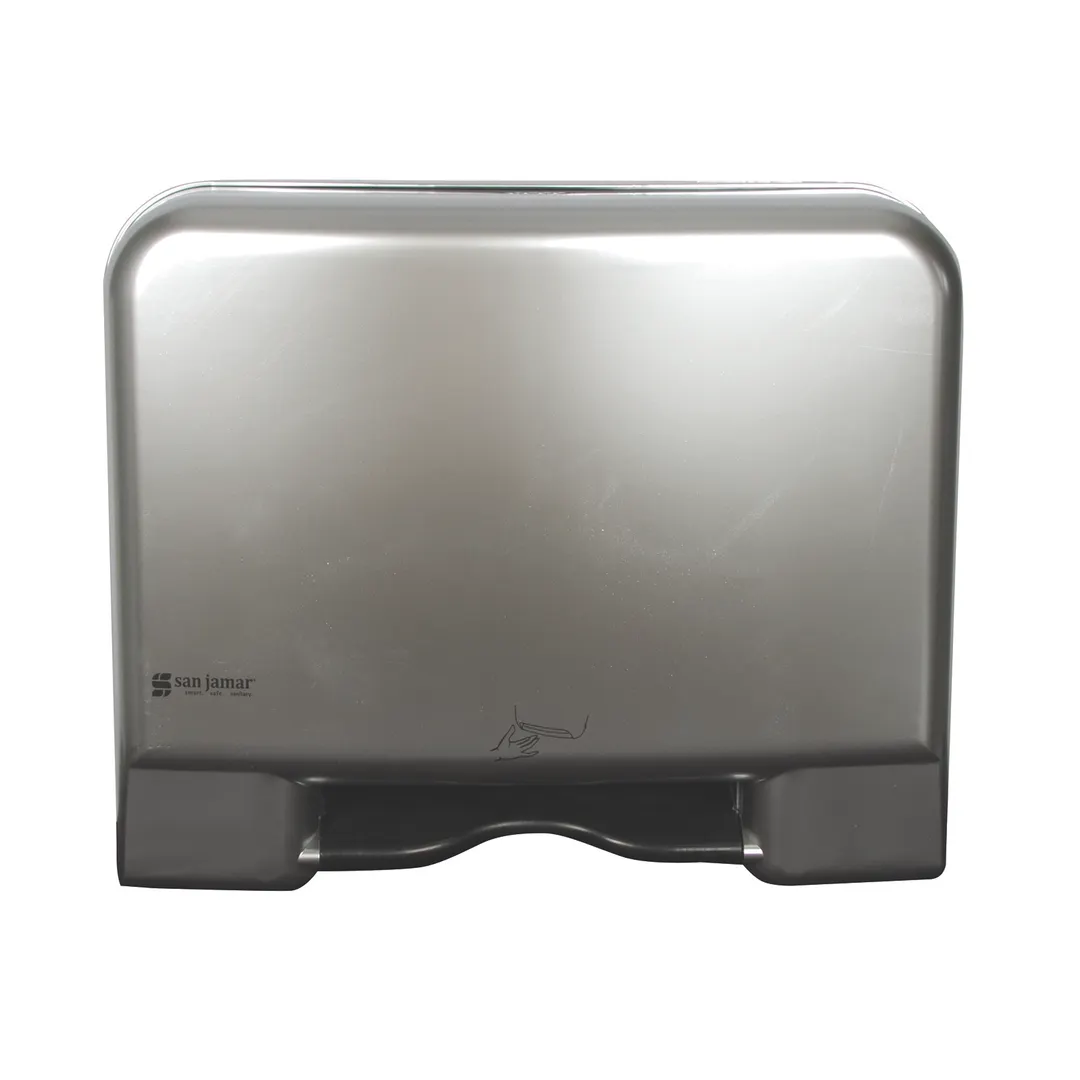 Carlisle T8406SSADA Jamar Towel Dispenser, 14.5"W x 7.375"D x 17.625"H, Recessed, Plastic, Steel Look
