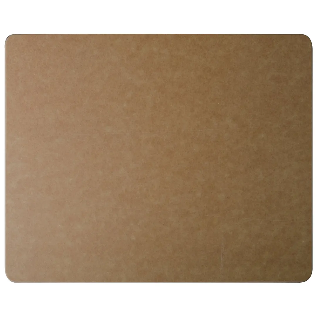 Carlisle TC152012 San Jamar Tuff-Cut Cutting Board, 20" x 15" x 1/2" Resin NSF Brown/Tan