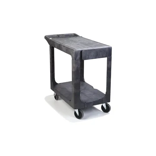 Carlisle UC194023 2 Shelf Gray Utility Cart - 40"L x 19"W
