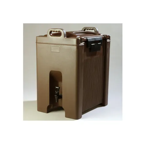 Carlisle XT1000001 Cateraide Insulated 10‑Gallon Beverage Server, Brown Polyethylene, Stackable