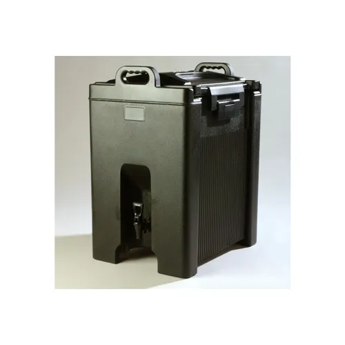 Carlisle XT1000003 Cateraide XT 10‑Gallon Insulated Dispenser, Black, Drip‑Less Faucet, Made in USA