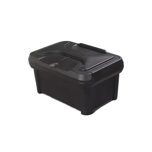 Carlisle XT180003 Cateraide™ Slide 'N Seal Top Loading Insulated Food Pan Carrier - Black, 8" Deep
