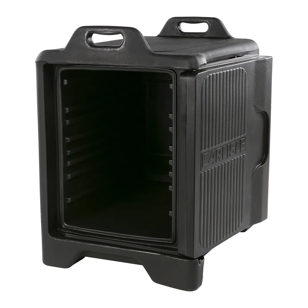 Carlisle XT3000R03 Cateraide™ Slide 'N Seal End Loading Insulated Food Pan Carrier - Black