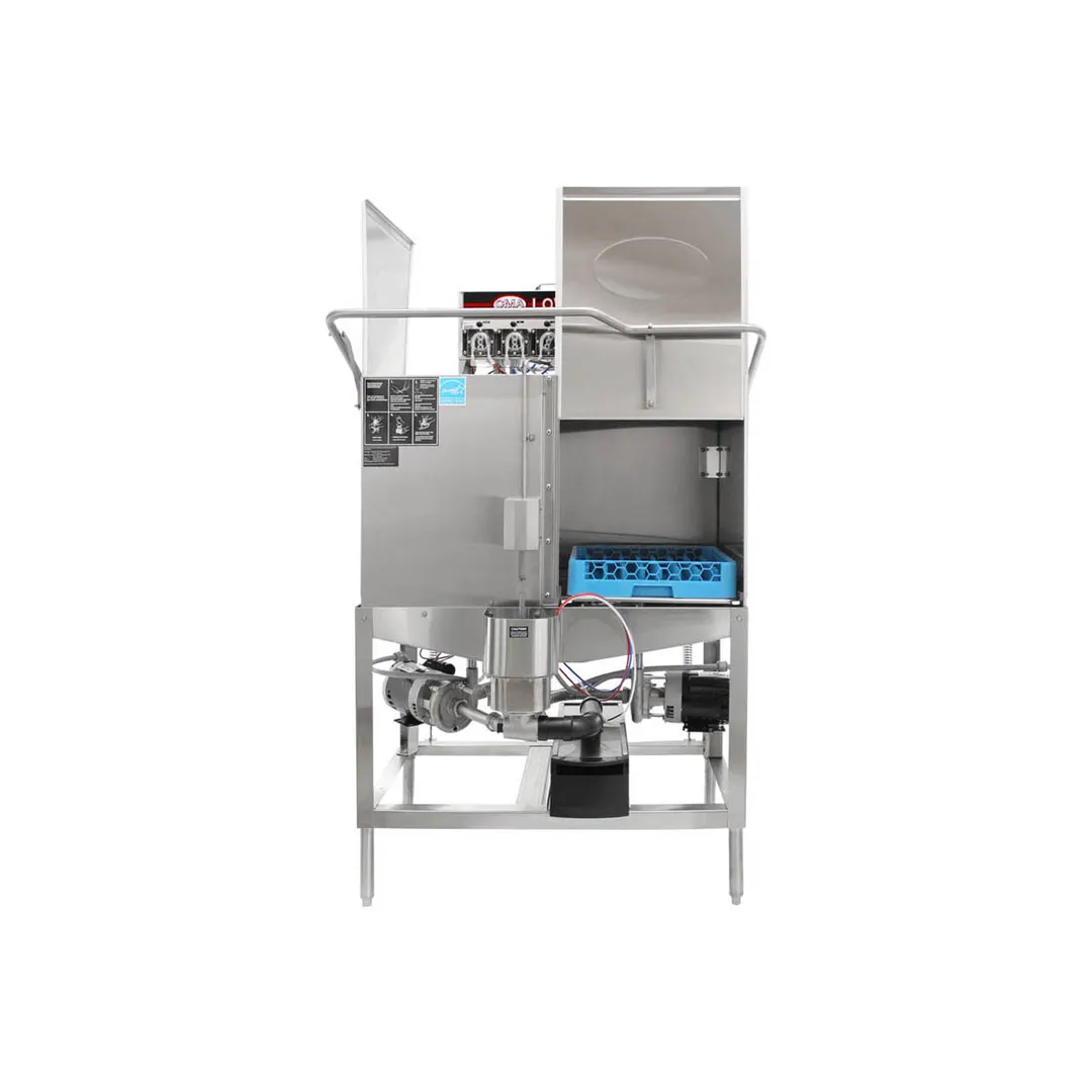 CMA Dishmachines CB 44" Door Type Corner Dishwasher, Low Temp - Double Rack, 80 RPH - 78 Gal/Hr