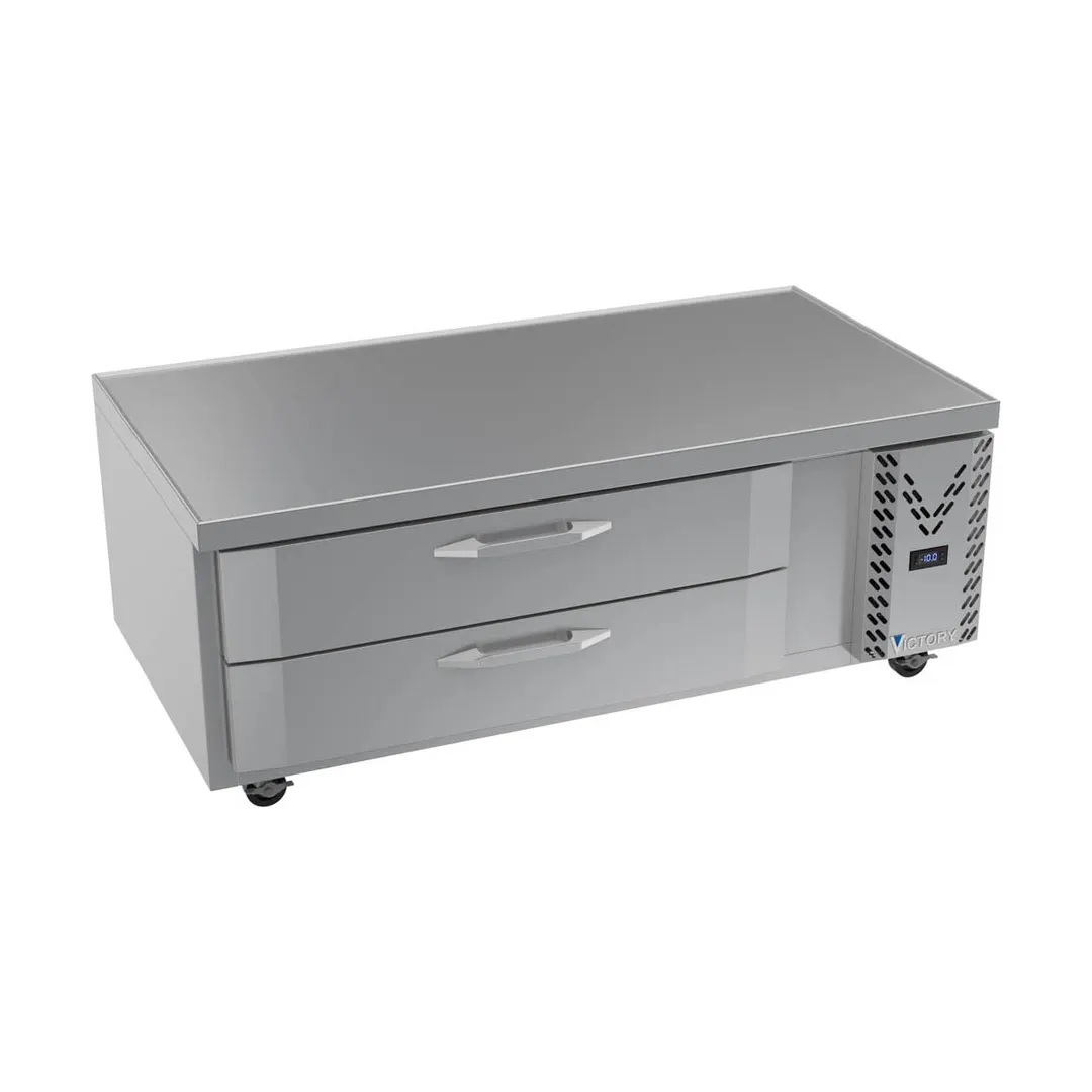 Victory CBF60HC 60" 2 Drawers Freezer Chef Base, Marine Edge Top, 11.55 cu. ft.