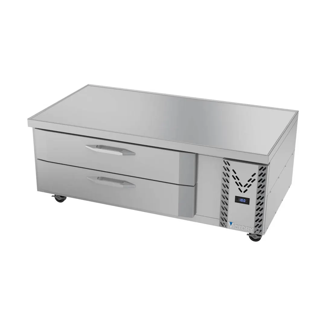 Victory CBF60HC 60" 2 Drawers Freezer Chef Base, Marine Edge Top, 11.55 cu. ft.