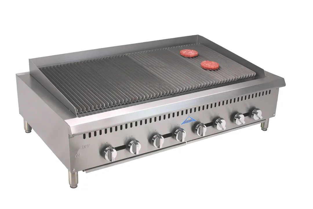 Comstock-Castle CCHRB48 48" Countertop Gas Radiant Charbroiler w/ (8) Burners, 160.000 BTU