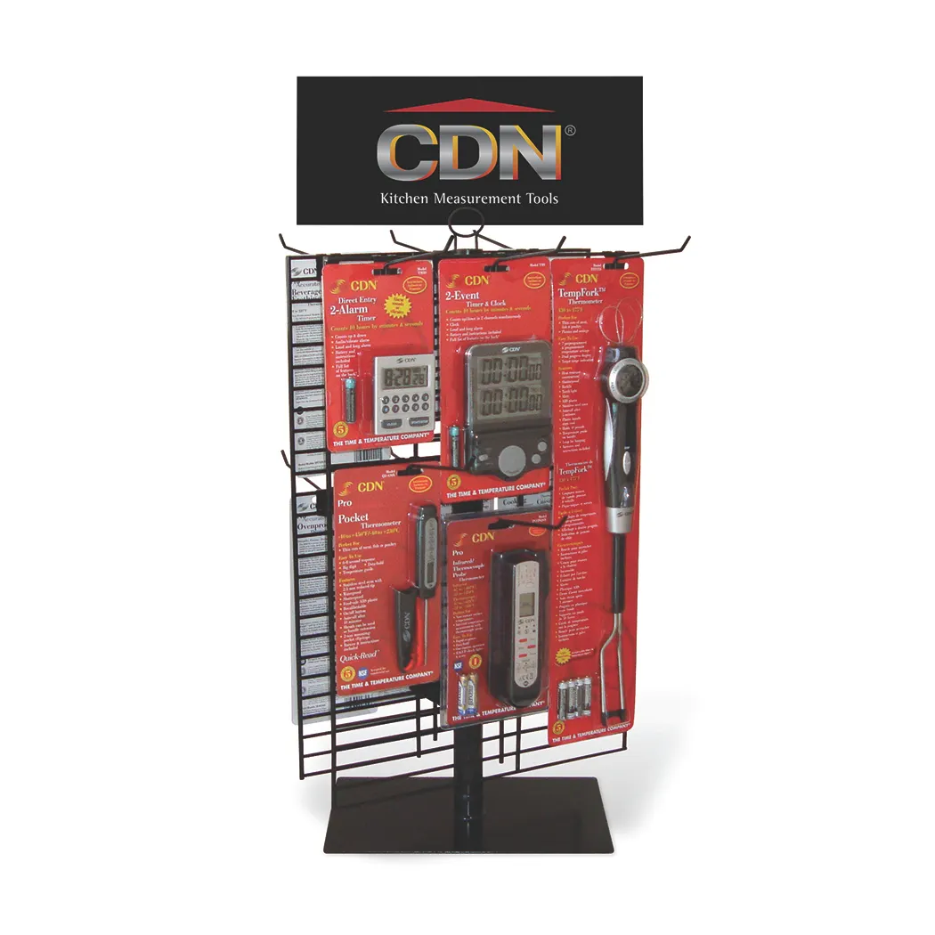 CDN D-TBL1 Tabletop Display, (2) 14" X 24" Grids On Rotating Frame