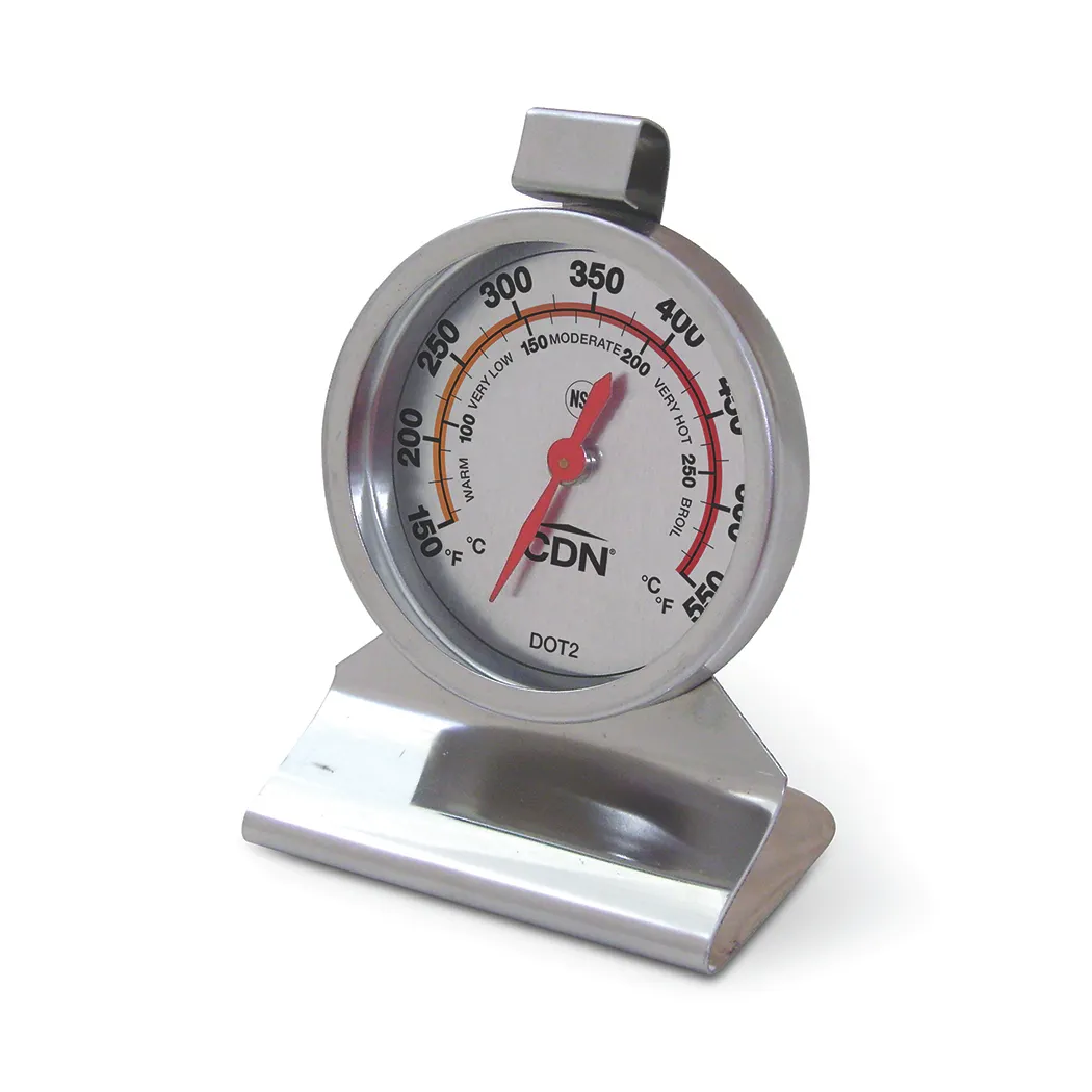CDN Measurement Tools DOT2 Oven Thermometer, 150-550°F, 2" Dial, Steel Housing, NSF Certified