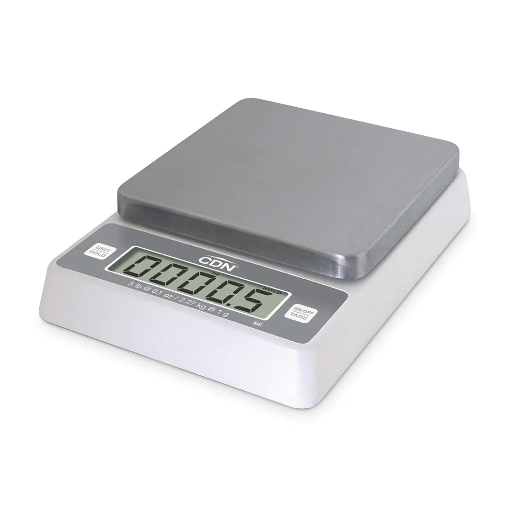 CDN SD0502 Digital Portion Control Scale, 7-7/8"W X 5-7/8"D X 1-3/4"H