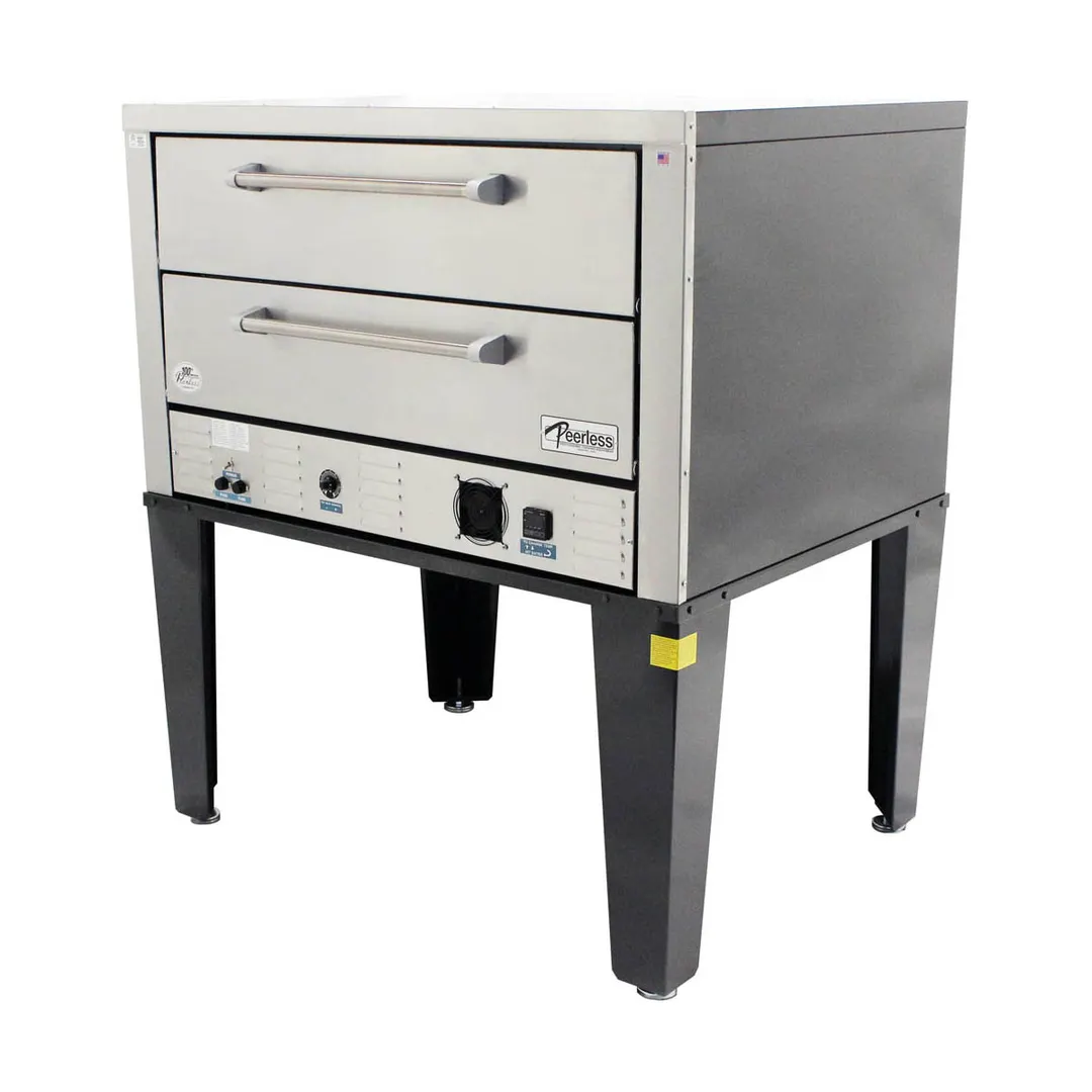 Peerless CE61BE 50" Electric Bake & Roast Oven, Double Deck