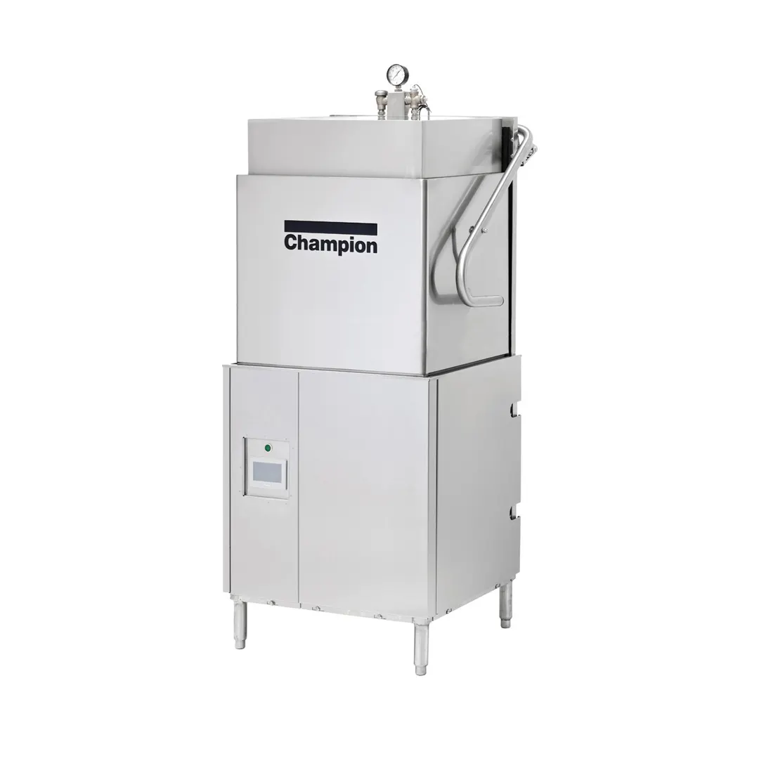 Champion DH-6000 34" Door Type Dishwasher, 60 Racks/Hr - 39 Gal/Hr - High Temp Without Booster