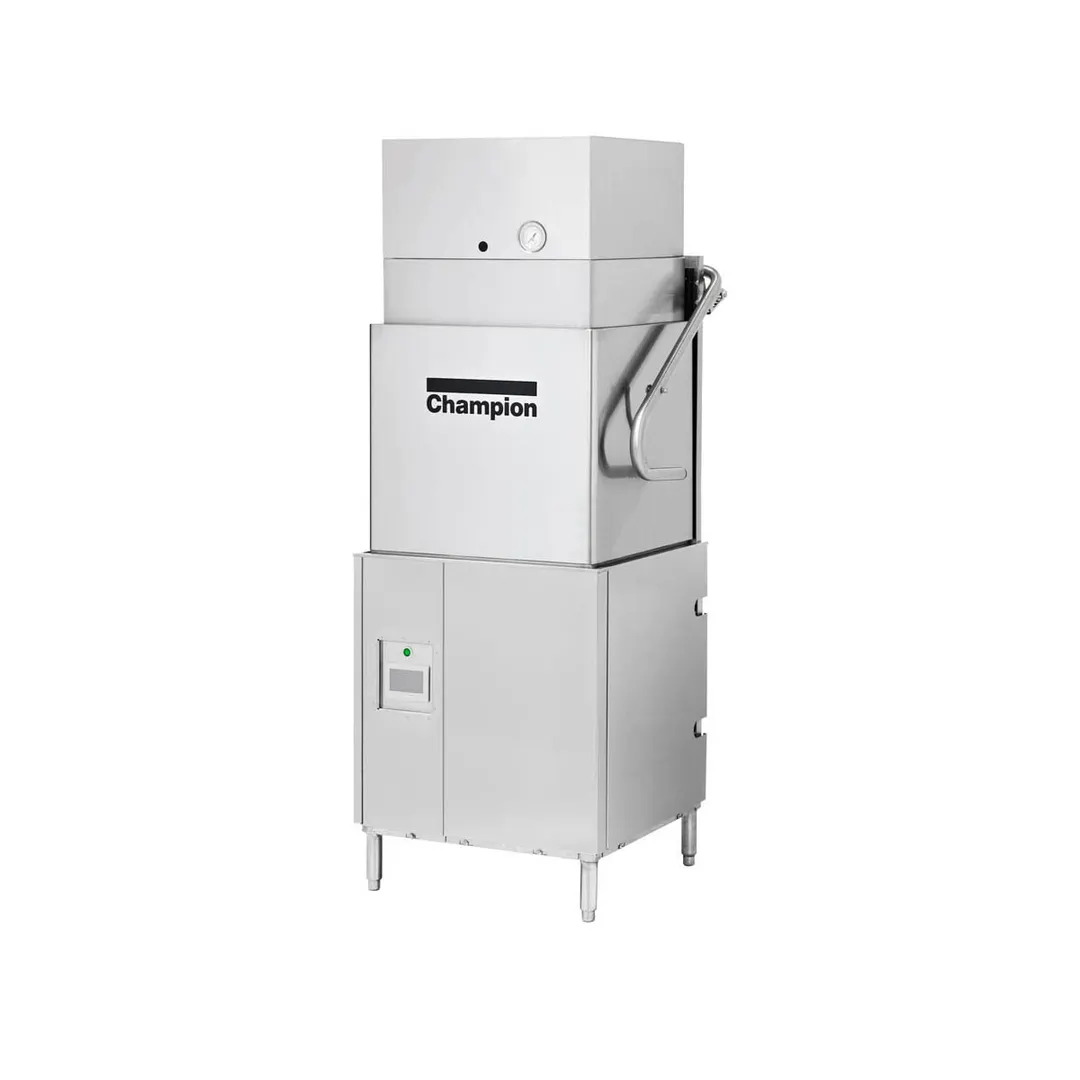 Champion DH-6000T-VHR 34" Door Type Ventless Dishwasher, 60 RPH - 29 Gal/Hr - High Temp with Booster