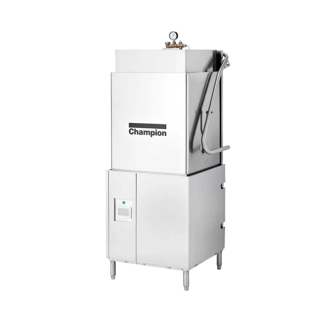Champion DH-6000T 34" Door Type Dishwasher, 60 Racks/Hr - 39 Gal/Hr - High Temp Without Booster