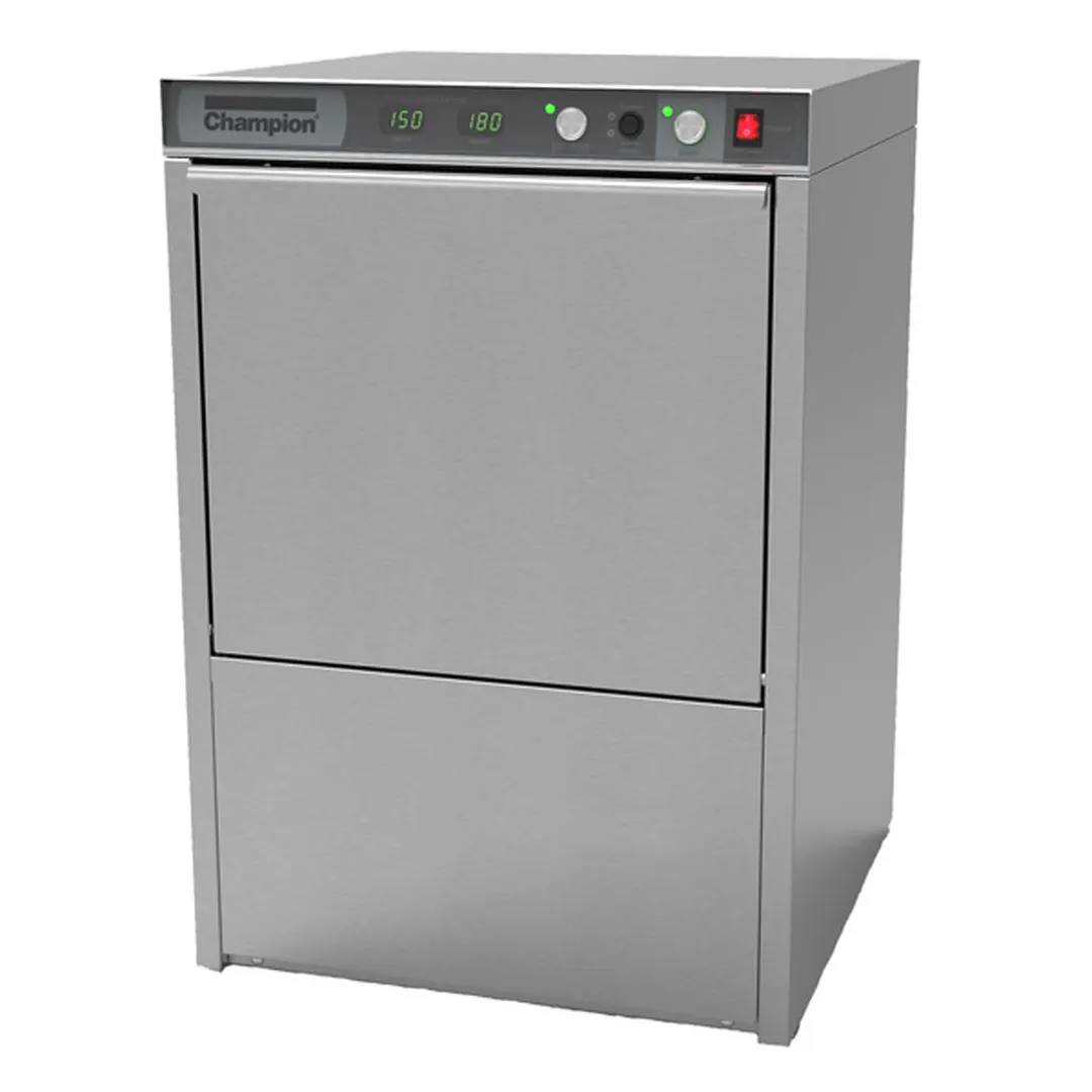 Champion UH130B 24" Undercounter Dishwasher,25 Racks/Hr-38 Gal/Hr-High Temp w/Booster