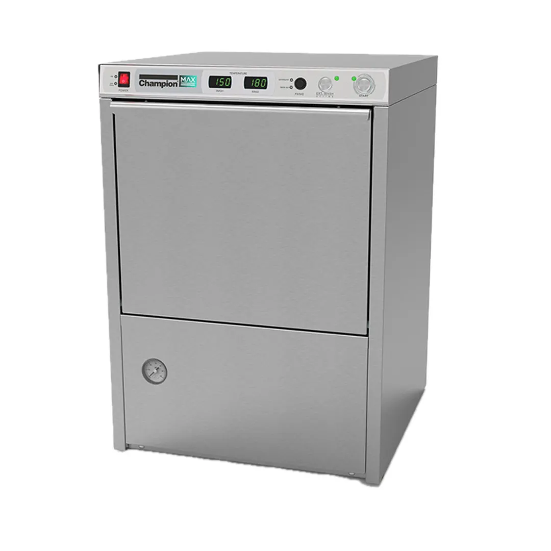 Champion UH130B MAX 24" Undercounter Dishwasher,25 Racks/Hr-15 Gal/Hr-High Temp w/ Booster