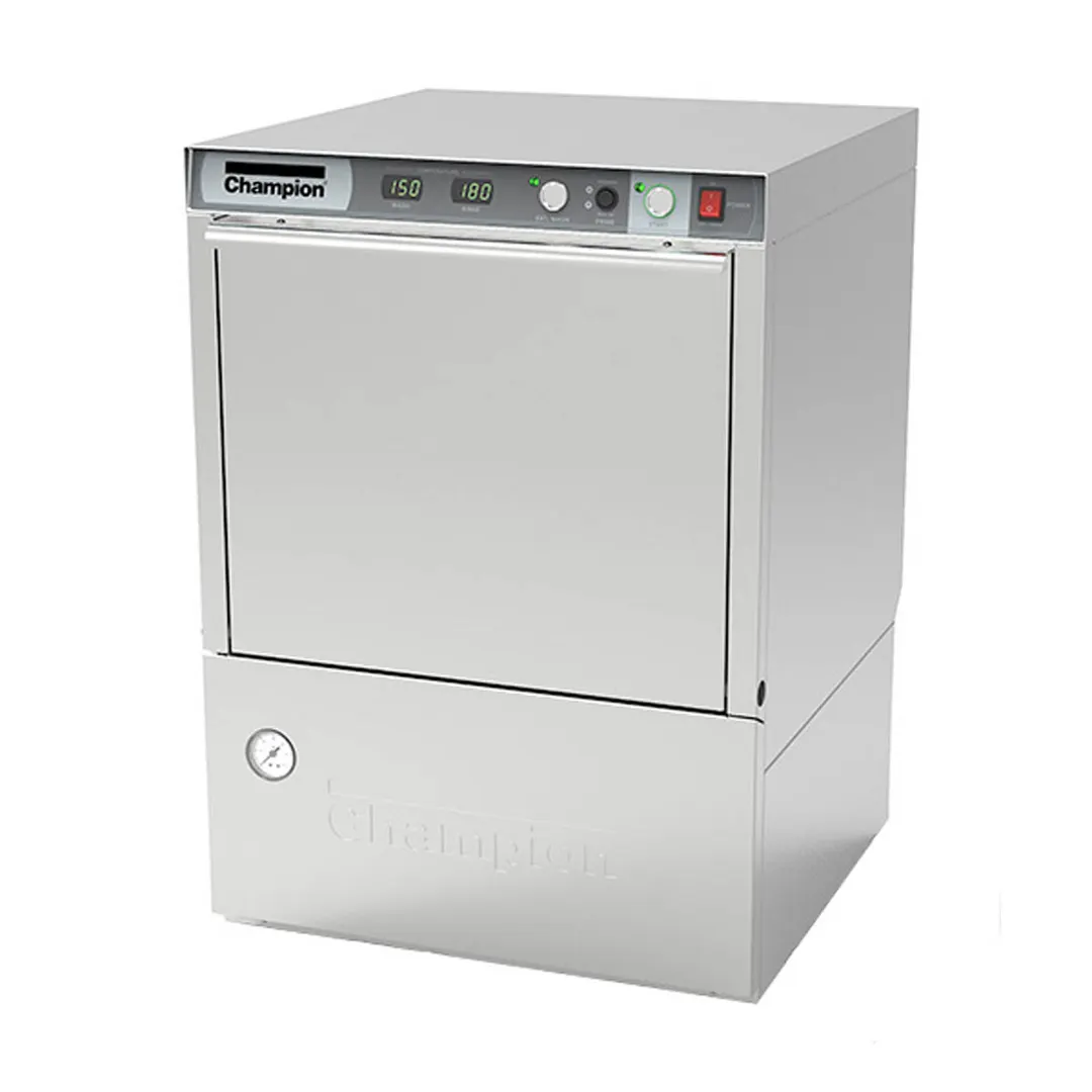 Champion UH230B 24" Undercounter Dishwasher,40 Racks/Hr-23 Gal/Hr-High Temp w/Booster