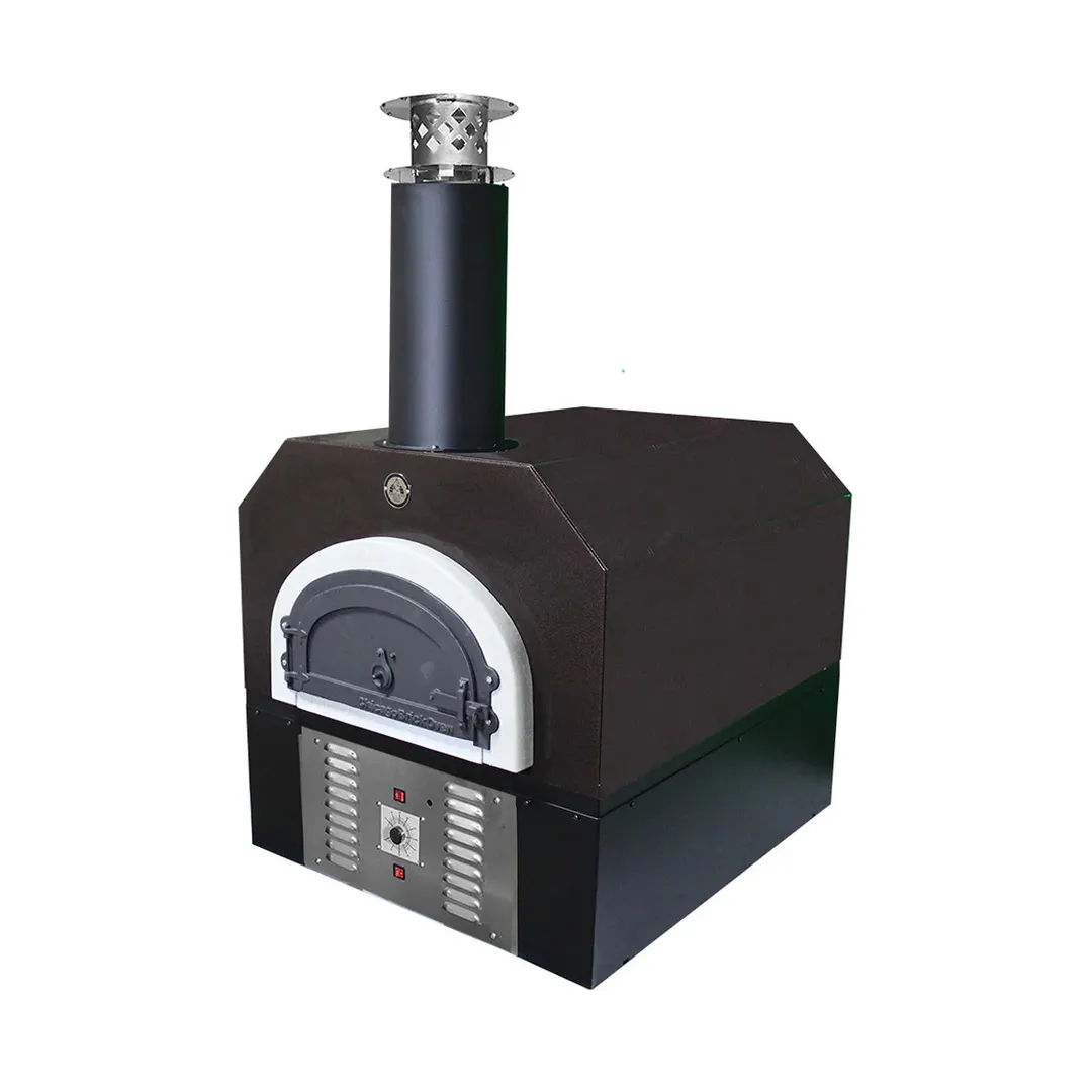 Chicago Brick Oven CBO-O-CT-750-HYB-SKT-NG Hybrid Wood / Gas Fired Outdoor Pizza Oven