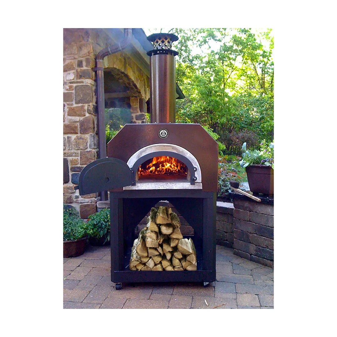 Chicago Brick Oven CBO-O-MBL-750 Wood Fired / Outdoor Mobile Pizza Oven