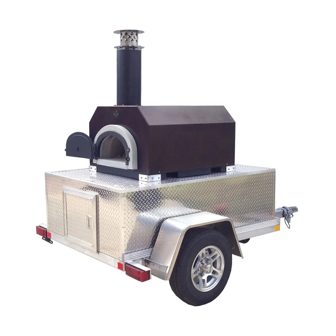 Chicago Brick Oven CBO-O-TAIL Mobile Wood Fired / Outdoor Pizza Oven Trailer