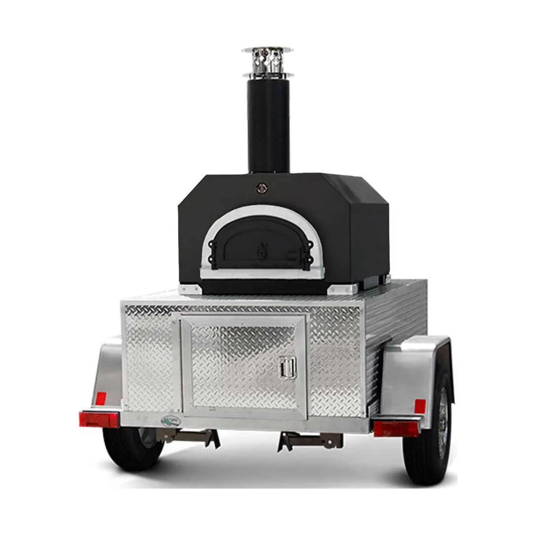 Chicago Brick Oven CBO-O-TAIL Mobile Wood Fired / Outdoor Pizza Oven Trailer