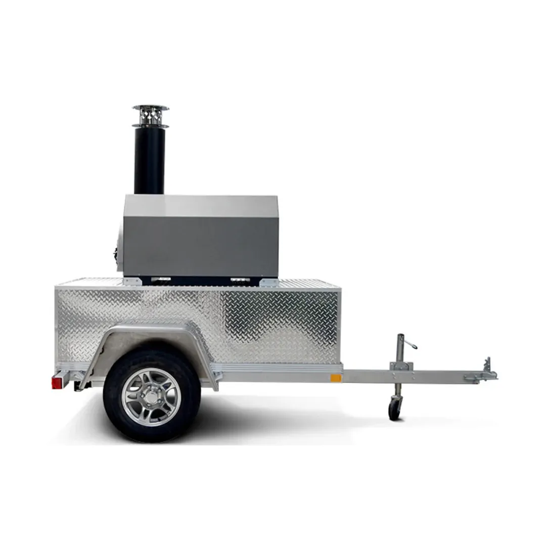 Chicago Brick Oven CBO-O-TAIL Mobile Wood Fired / Outdoor Pizza Oven Trailer