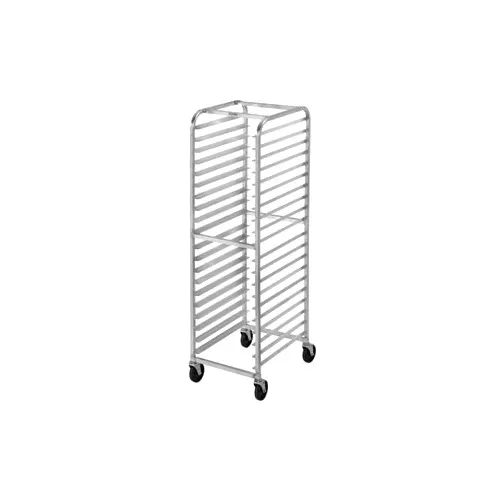 Channel 401AC End Load Bun Pan Rack, All-Welded, Economy Series, Aluminum, 3" Angle Spacing