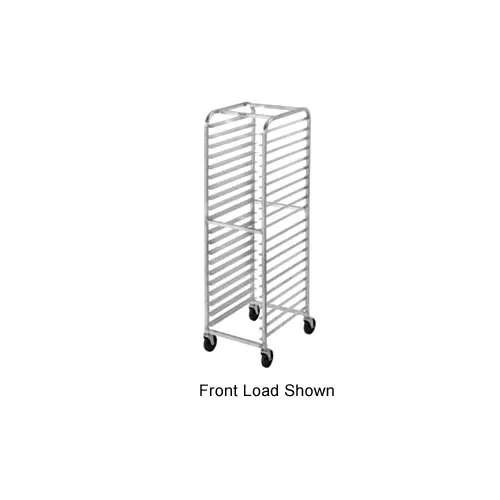 Channel 411AC 20 Pan Side Load All-Welded Aluminum Bun / Sheet Pan Rack, Assembled