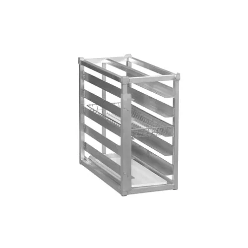 Channel 484DD End Load Aluminum Donut Basket Rack w/ 5 Levels, Assembled