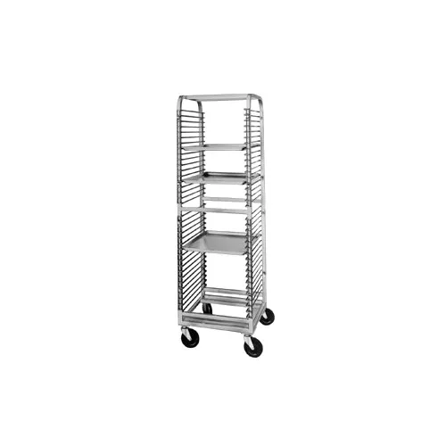 Channel 566N 33 Pan End Load Aluminum Bun / Sheet Pan Rack w/ Wire Slides - Standard Series