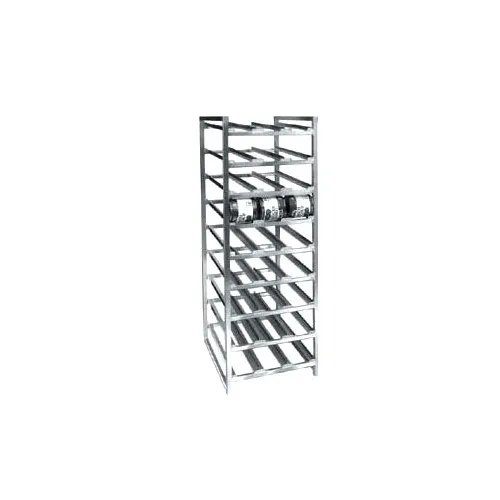 Channel CSR-9 Aluminum Stationary Can Storage Rack, Holds (162) #10 Cans or (216) #5 Cans