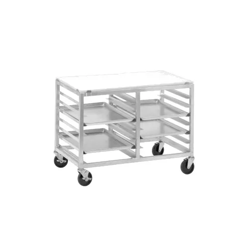 Channel DS2414/P Double Section Bun Pan Rack with Work Top - (14) 18" x 26" Pan Capacity
